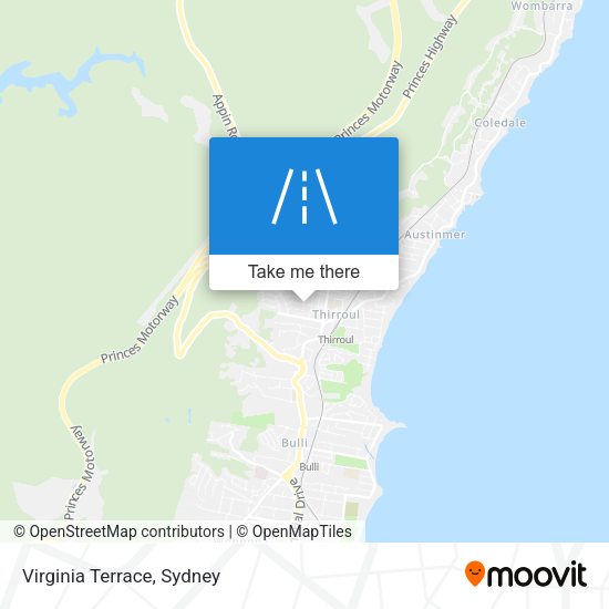 Virginia Terrace map