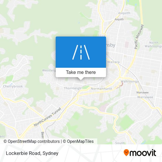 Lockerbie Road map