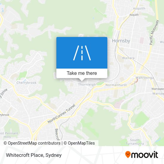 Whitecroft Place map