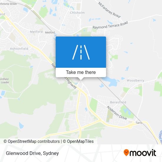 Glenwood Drive map