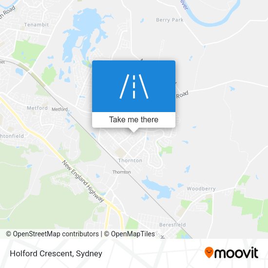 Holford Crescent map