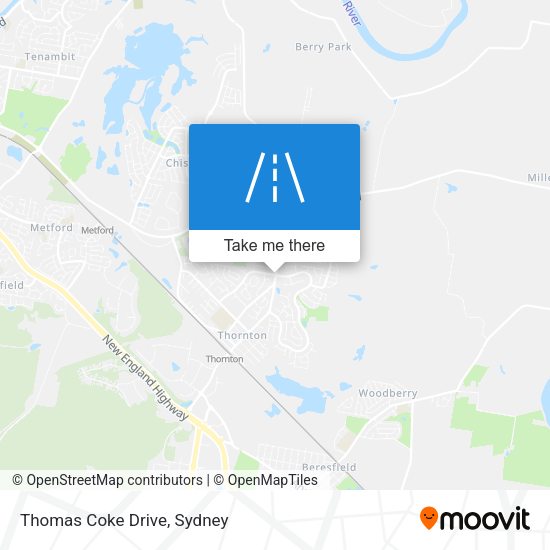 Thomas Coke Drive map