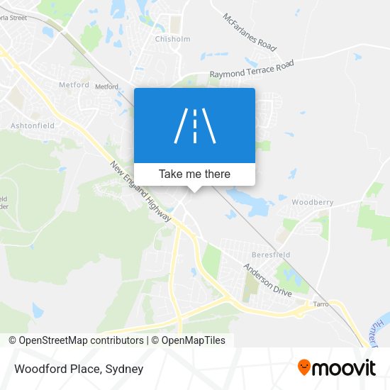 Woodford Place map