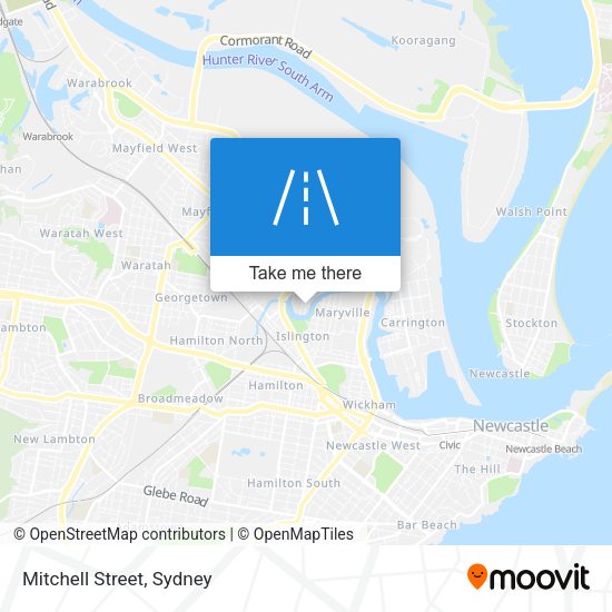 Mitchell Street map