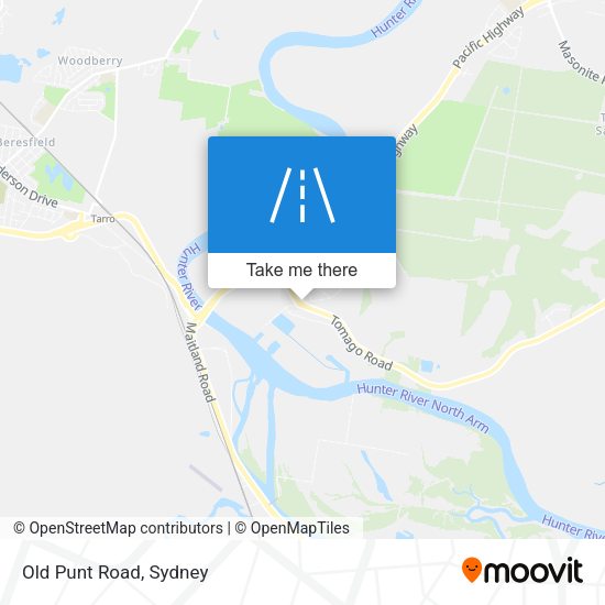 Old Punt Road map