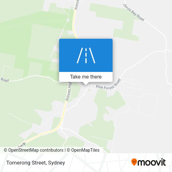 Tomerong Street map