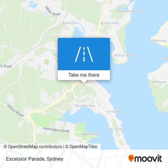 Excelsior Parade map