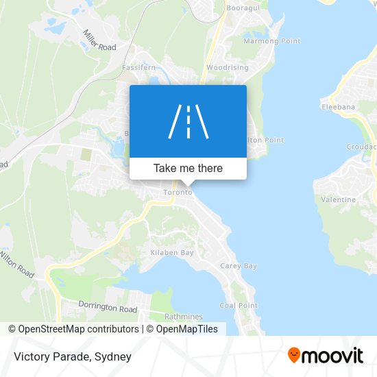 Victory Parade map