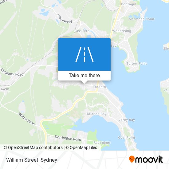 William Street map