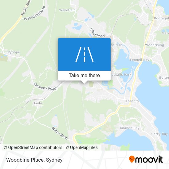 Woodbine Place map