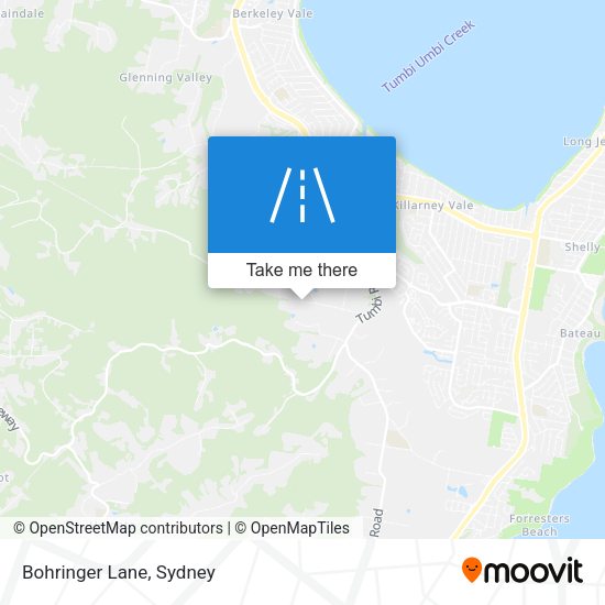 Bohringer Lane map