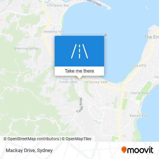 Mapa Mackay Drive