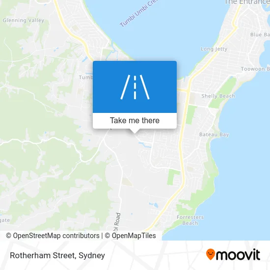 Mapa Rotherham Street