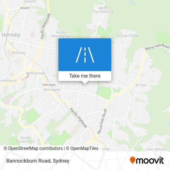 Bannockburn Road map