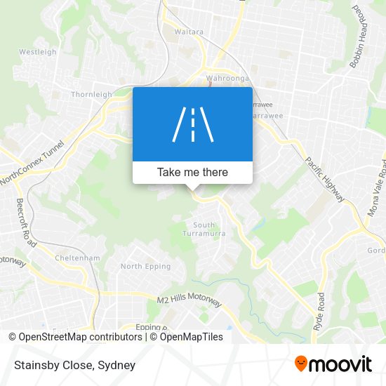 Stainsby Close map