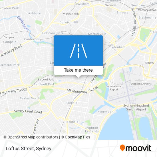 Loftus Street map