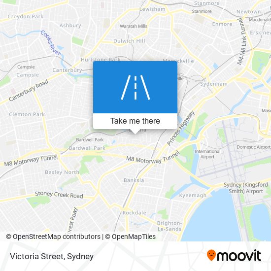 Victoria Street map