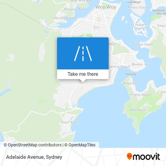 Adelaide Avenue map