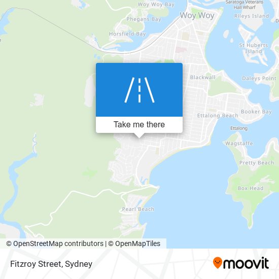 Fitzroy Street map