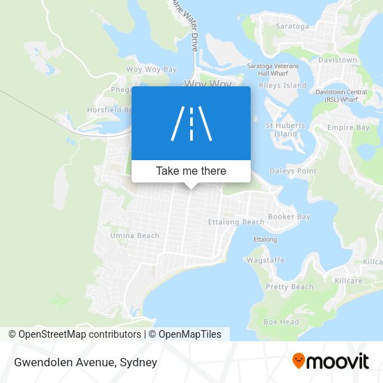 Gwendolen Avenue map