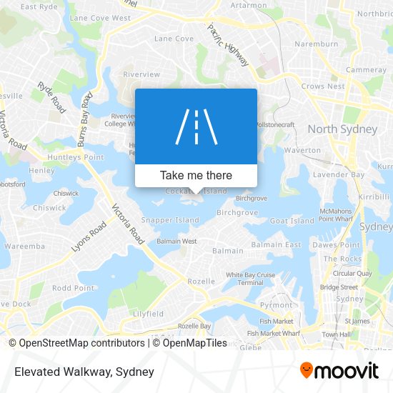 Elevated Walkway map