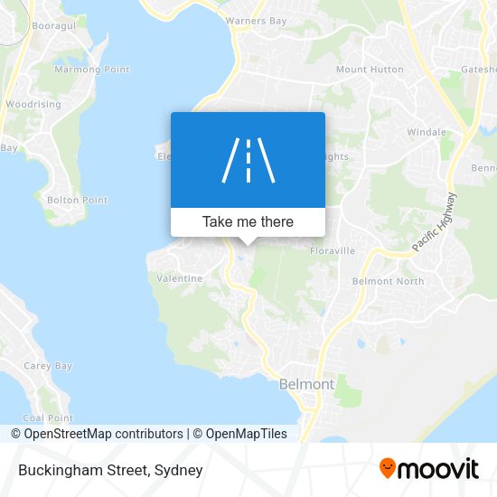 Buckingham Street map