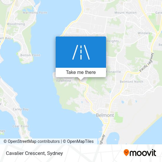 Cavalier Crescent map