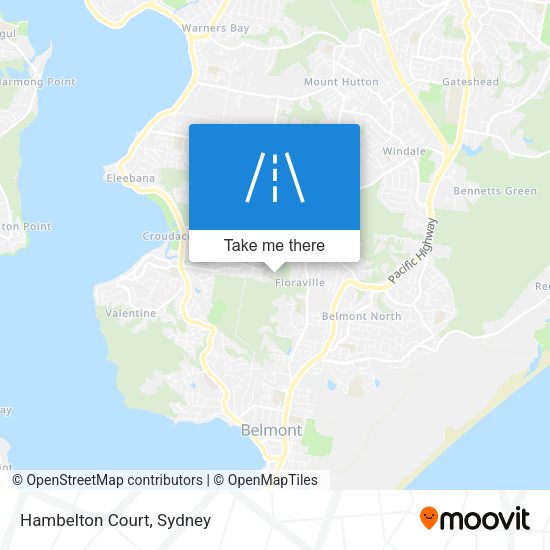Hambelton Court map