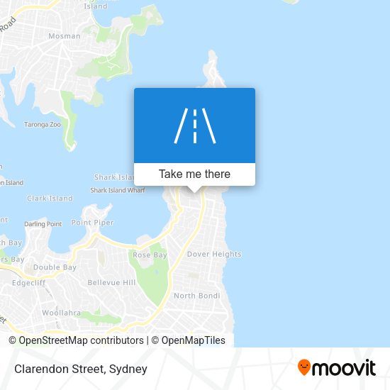 Clarendon Street map