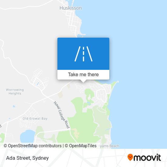Ada Street map