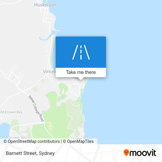 Barnett Street map