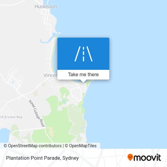 Plantation Point Parade map