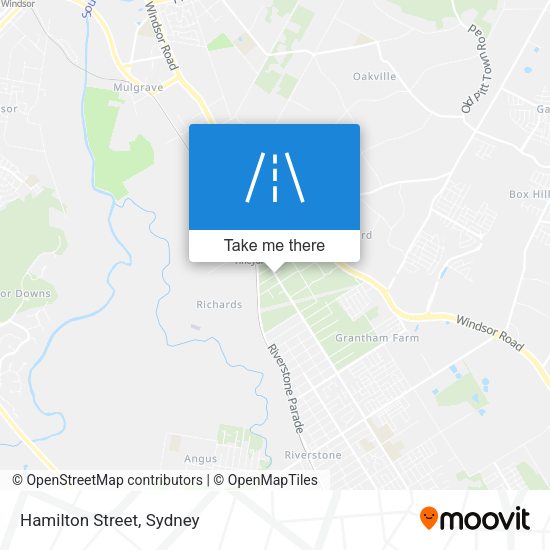 Hamilton Street map