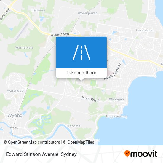 Edward Stinson Avenue map