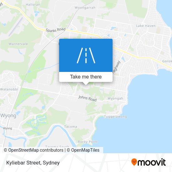 Kyliebar Street map