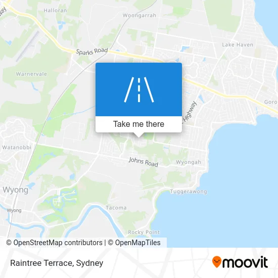 Mapa Raintree Terrace