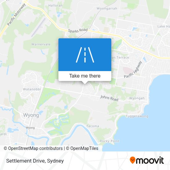 Settlement Drive map