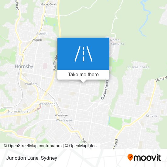Junction Lane map