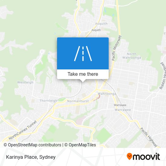 Karinya Place map