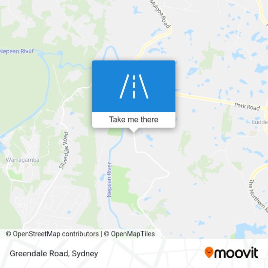 Greendale Road map