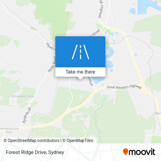 Forest Ridge Drive map