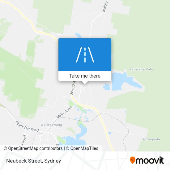 Neubeck Street map