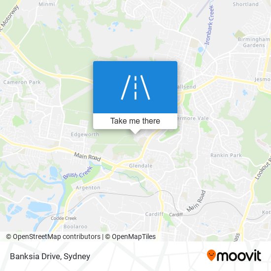 Banksia Drive map