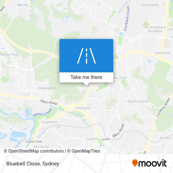 Bluebell Close map