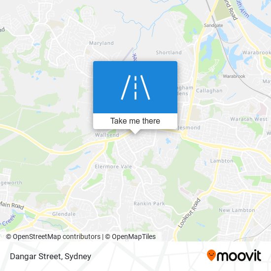 Dangar Street map