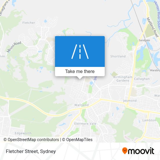 Fletcher Street map