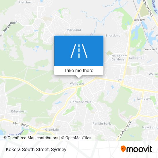 Kokera South Street map