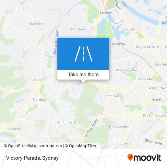 Victory Parade map