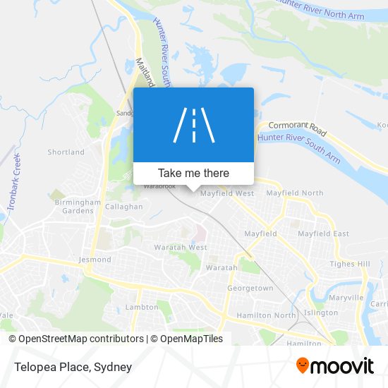 Mapa Telopea Place