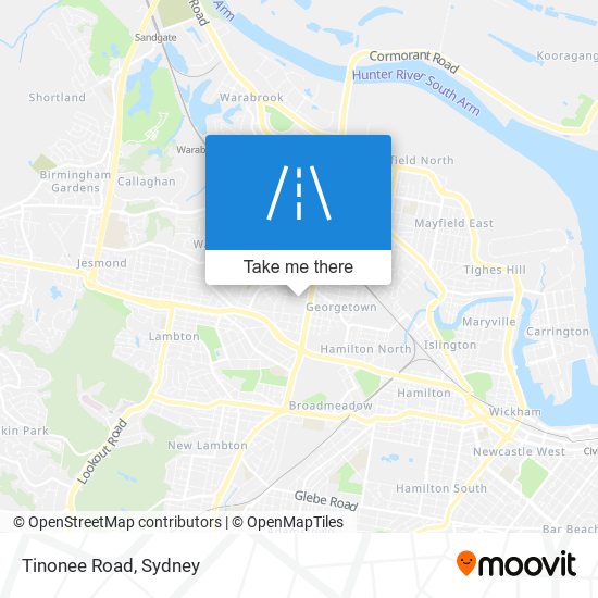 Tinonee Road map